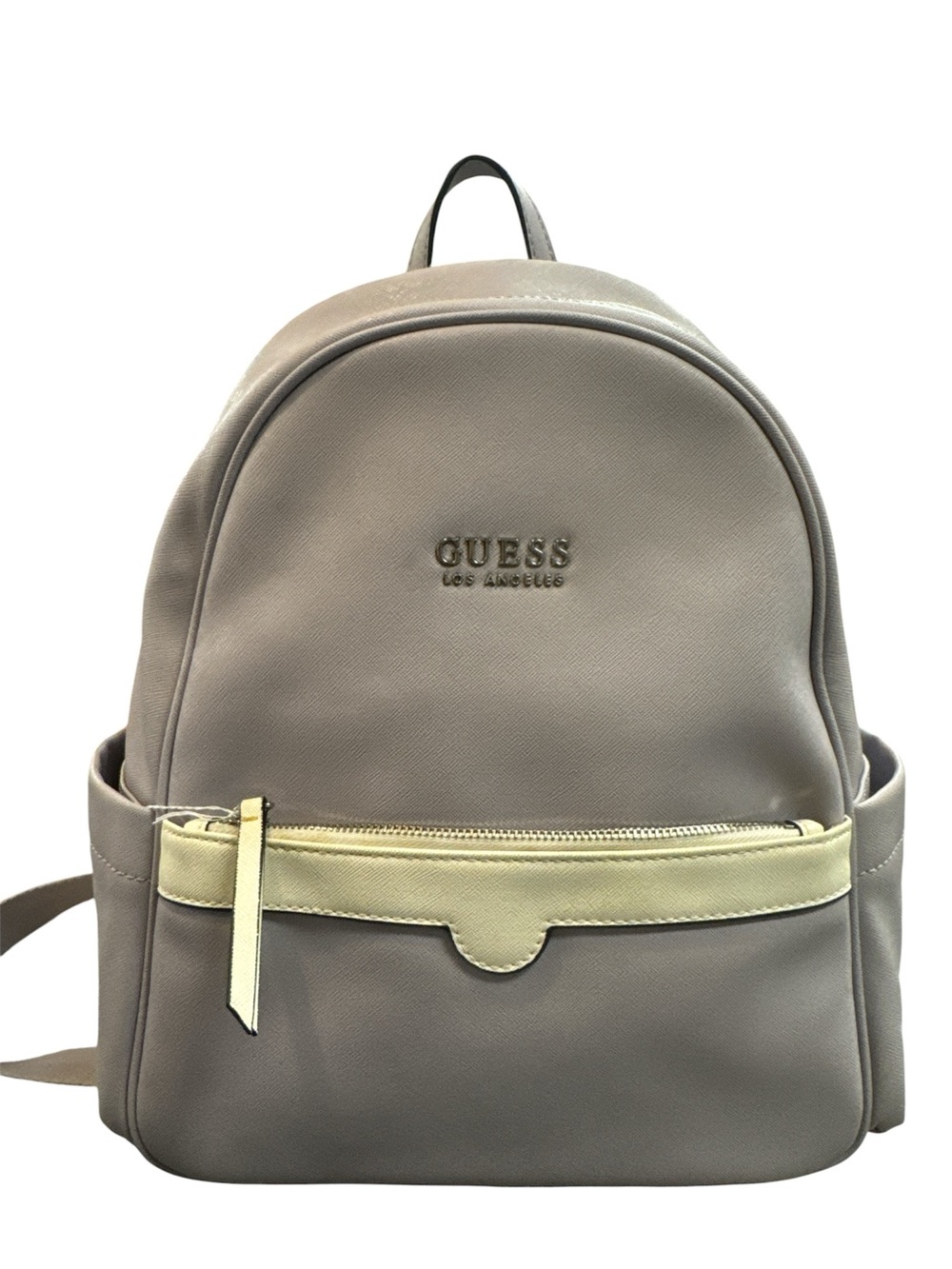 GUESS Grey Backpack with Cream Accent